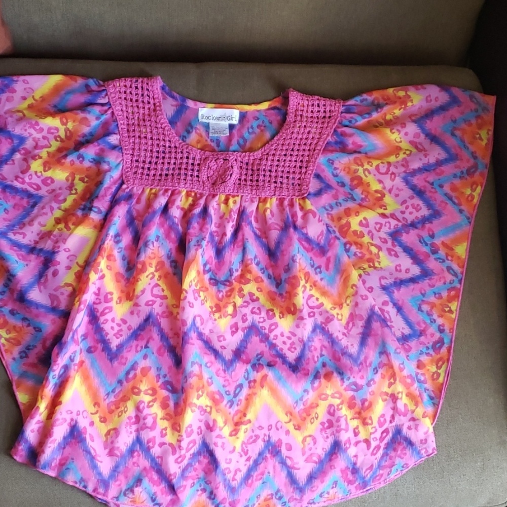 Rocker Girl Colorful Blouse
